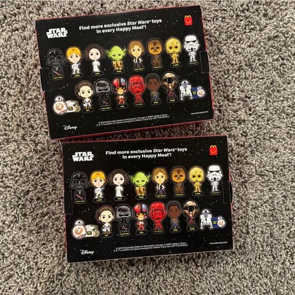 McDonald’s Star Wars Dark Side zipper pulls, pack of 3.  2 available. NIB - Picture 4 of 4
